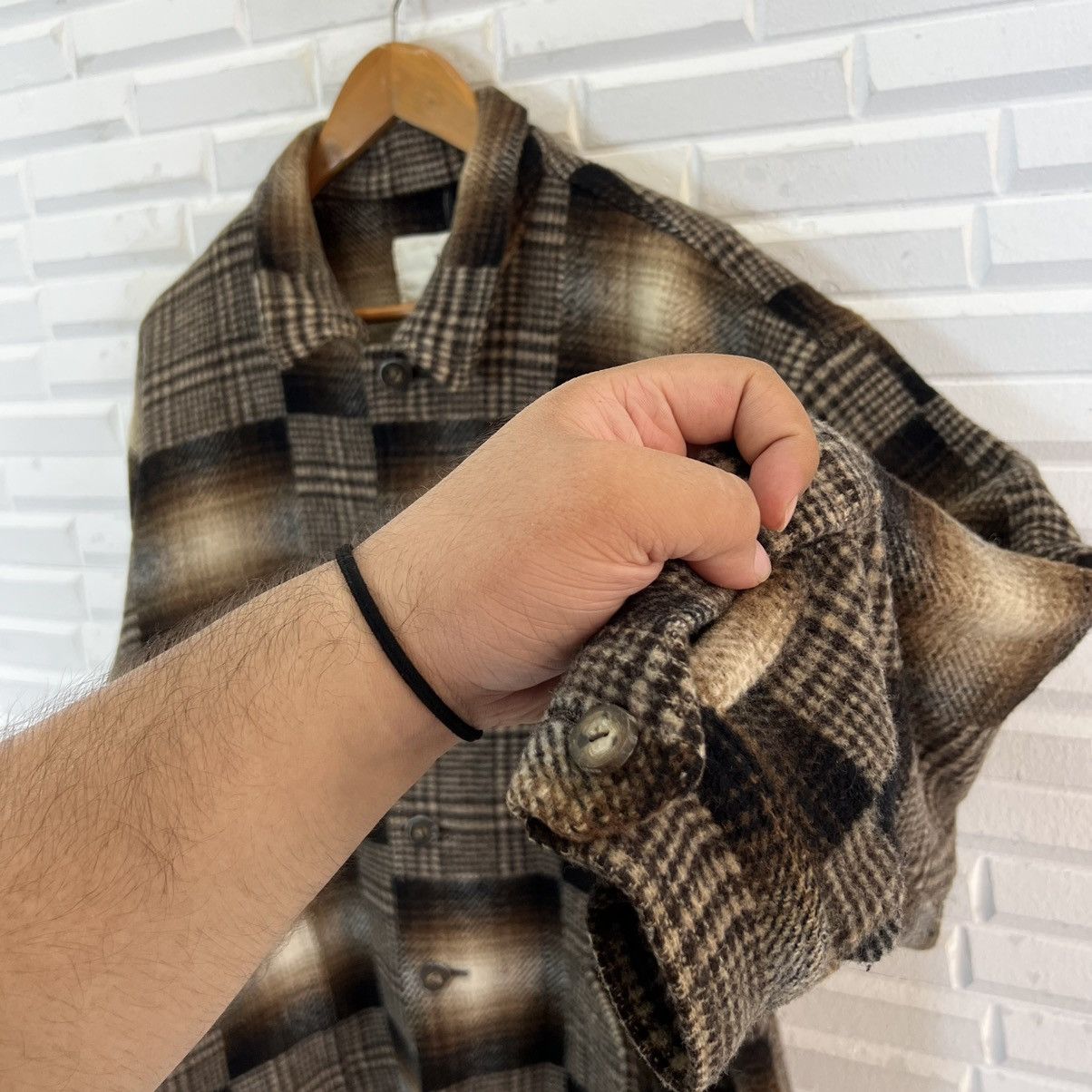 Japanese Brand VINTAGE BASSETT WALKER WOOL TARTAN DESIGN JACKET Size US M / EU 48-50 / 2 - 9 Thumbnail