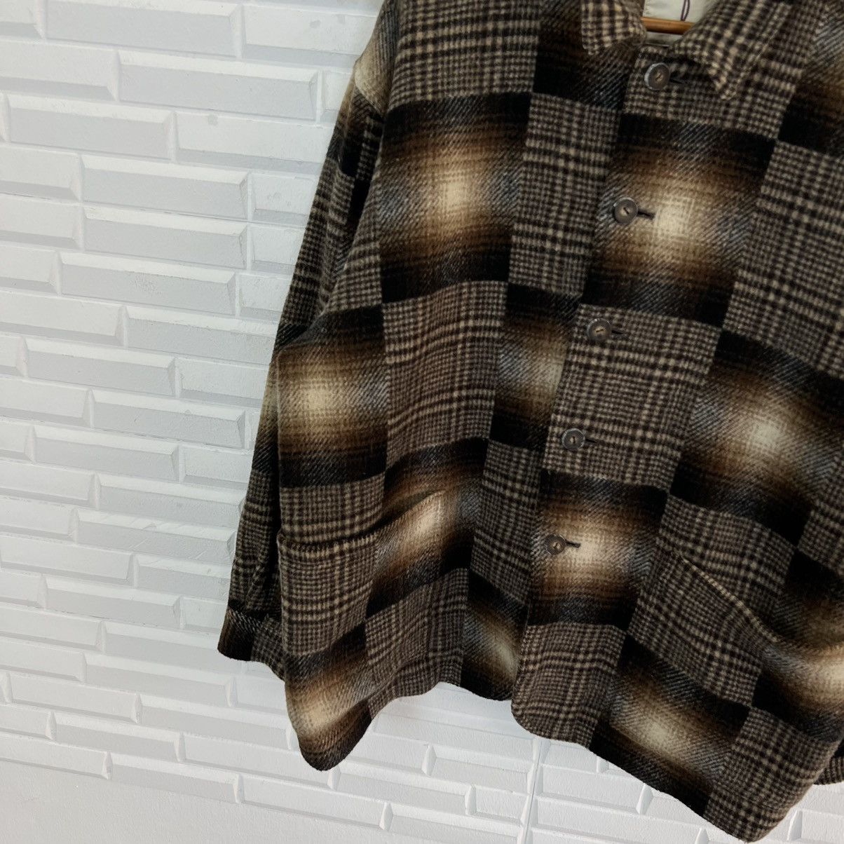 Japanese Brand VINTAGE BASSETT WALKER WOOL TARTAN DESIGN JACKET Size US M / EU 48-50 / 2 - 4 Thumbnail