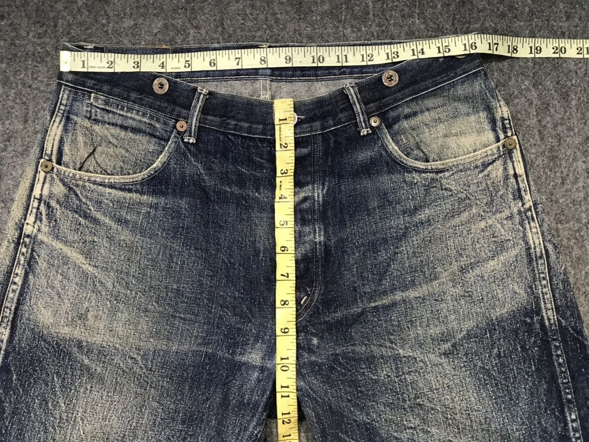 Denim & Co. Phigvel Makers Copper Riveted Overalls Buttonfly Denim Jeans Size US 32 / EU 48 - 12 Thumbnail
