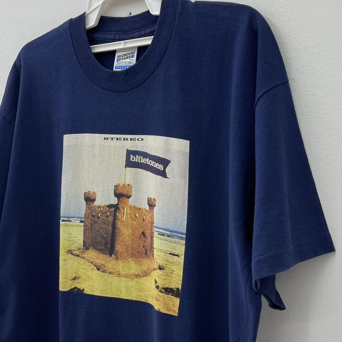 Band Tees × Vintage THE BLUETONES STEREO ALBUM Vintage 90s T-Shirt Size US XL / EU 56 / 4 - 5 Thumbnail