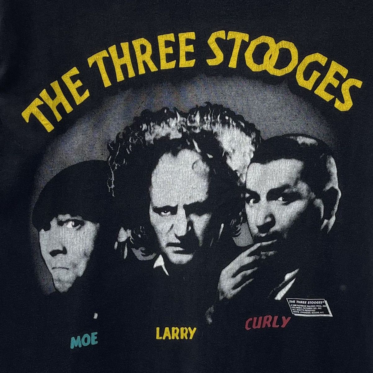 Vintage Vintage The Three Stooges Funny Movie Comedy Size US L / EU 52-54 / 3 - 2 Thumbnail
