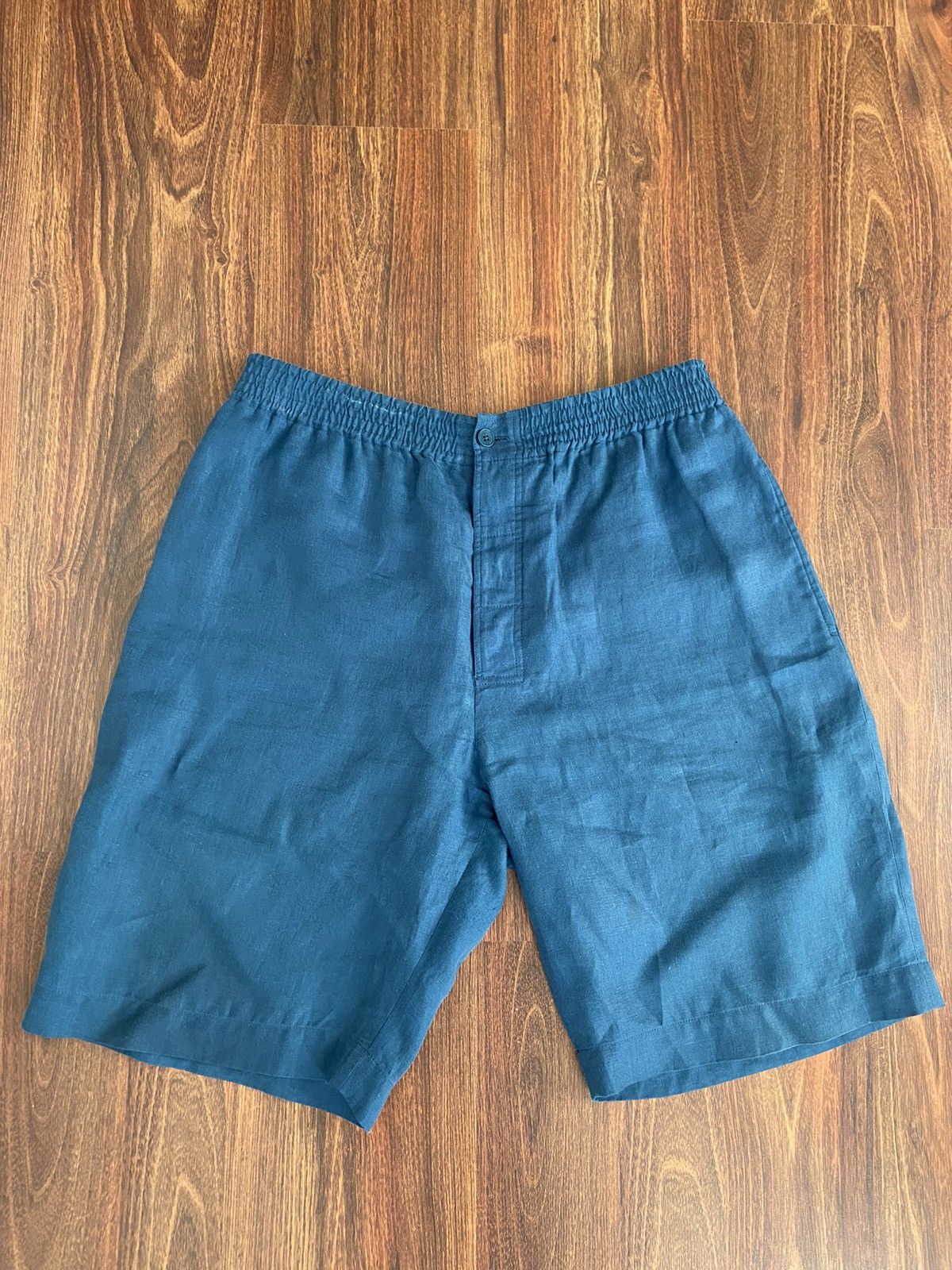 Hermes Hermes Ocean blue Linen Shorts Size US 28 / EU 44 - 1 Thumbnail