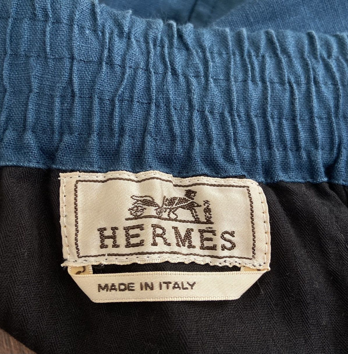 Hermes Hermes Ocean blue Linen Shorts Size US 28 / EU 44 - 5 Thumbnail
