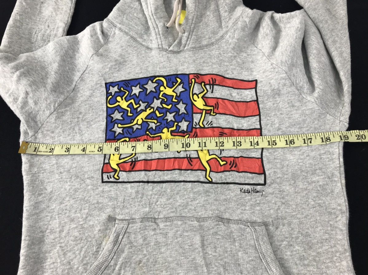 Designer Sprzny Keith Haring Pop Art Artist Hoodies Big US Flag Logo Size US S / EU 44-46 / 1 - 7 Thumbnail