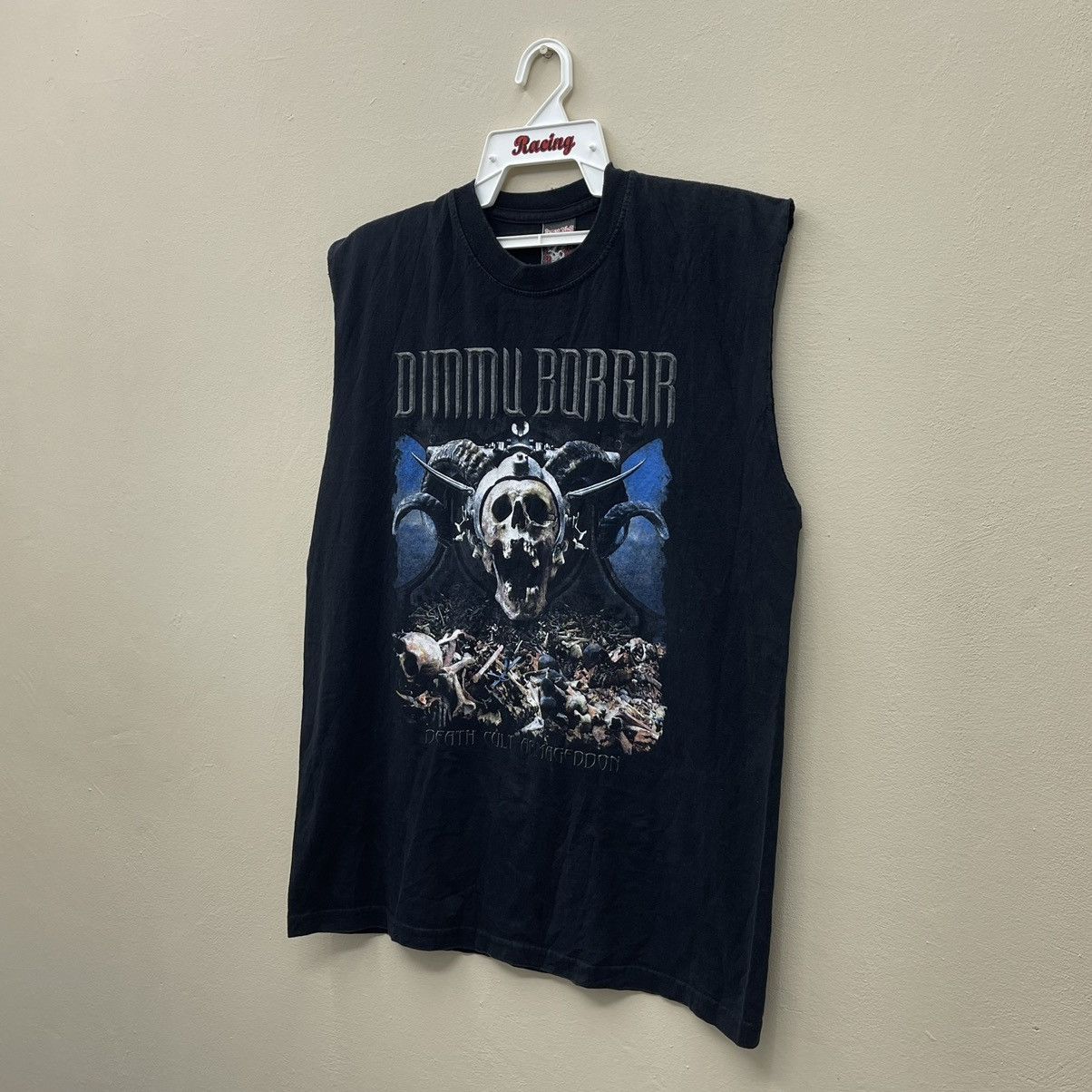 Band Tees Dimmu Borgir Punk Rock Skull Black Metal Tour Fullprint Tee Size US L / EU 52-54 / 3 - 6 Thumbnail