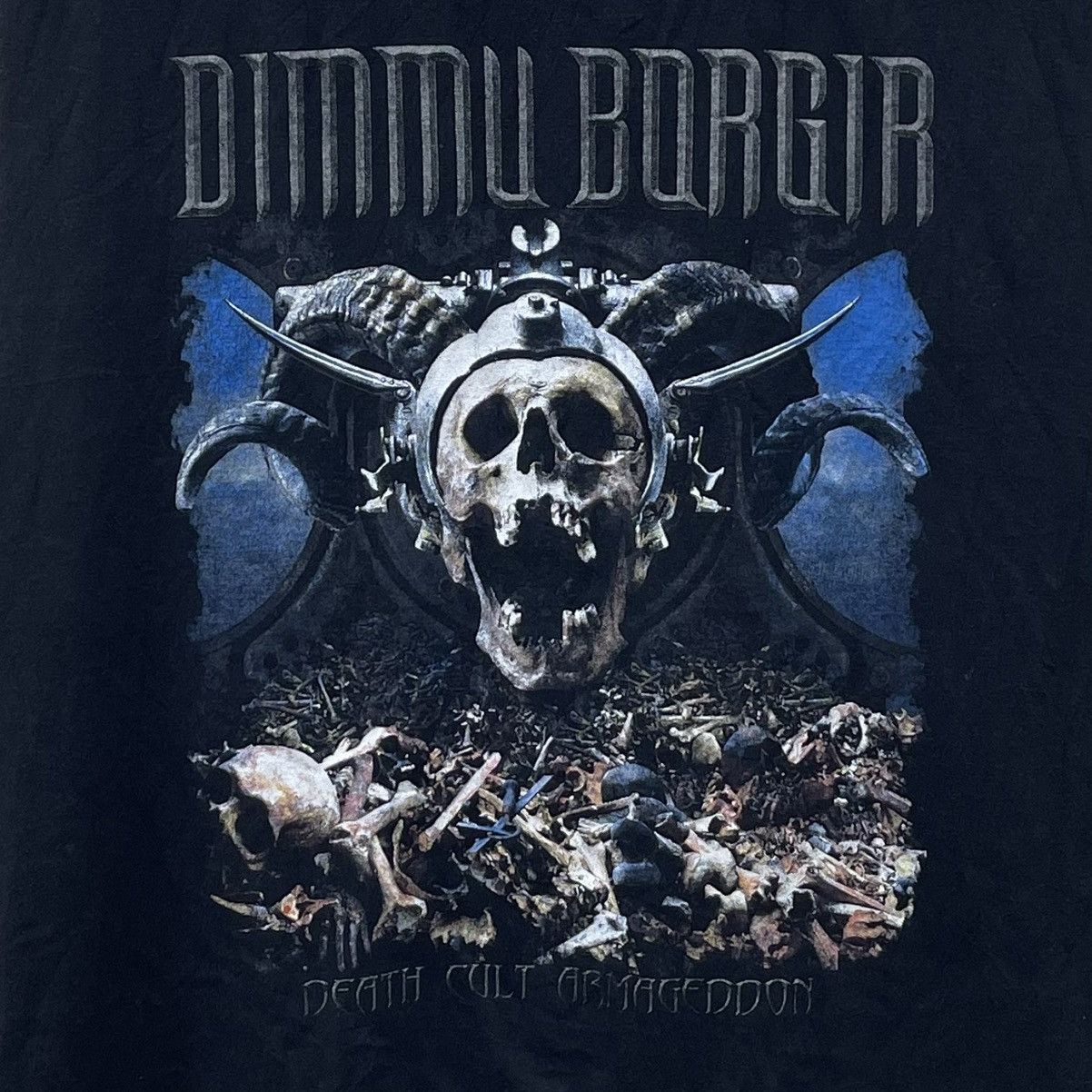 Band Tees Dimmu Borgir Punk Rock Skull Black Metal Tour Fullprint Tee Size US L / EU 52-54 / 3 - 2 Thumbnail