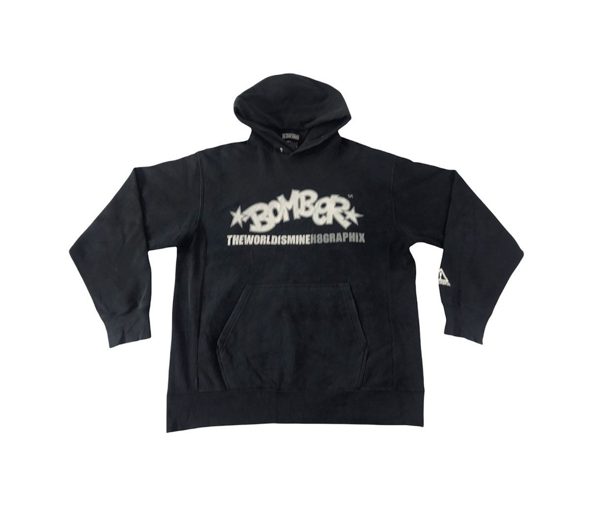 Japanese Brand TWIM The World Is Mine H8 Graphix Hoodies Zipper Big Logo Size US L / EU 52-54 / 3 - 2 Thumbnail