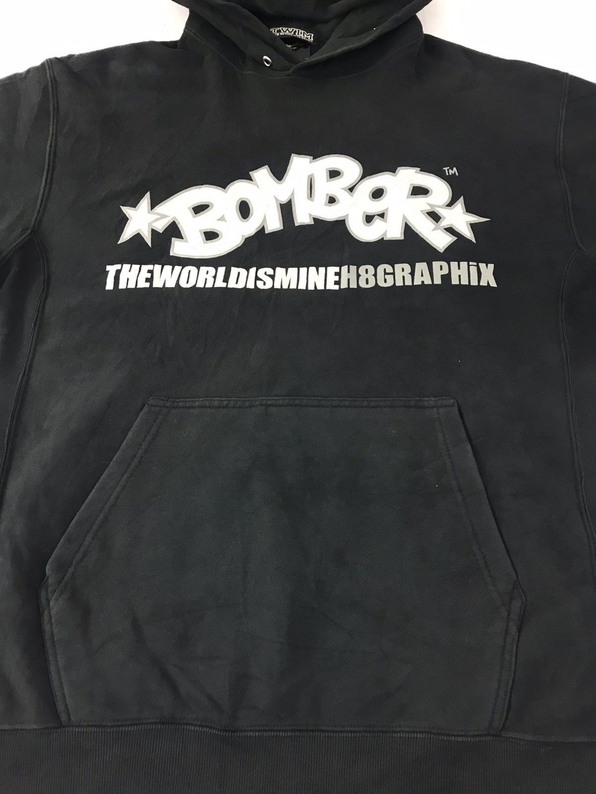 Japanese Brand TWIM The World Is Mine H8 Graphix Hoodies Zipper Big Logo Size US L / EU 52-54 / 3 - 4 Thumbnail