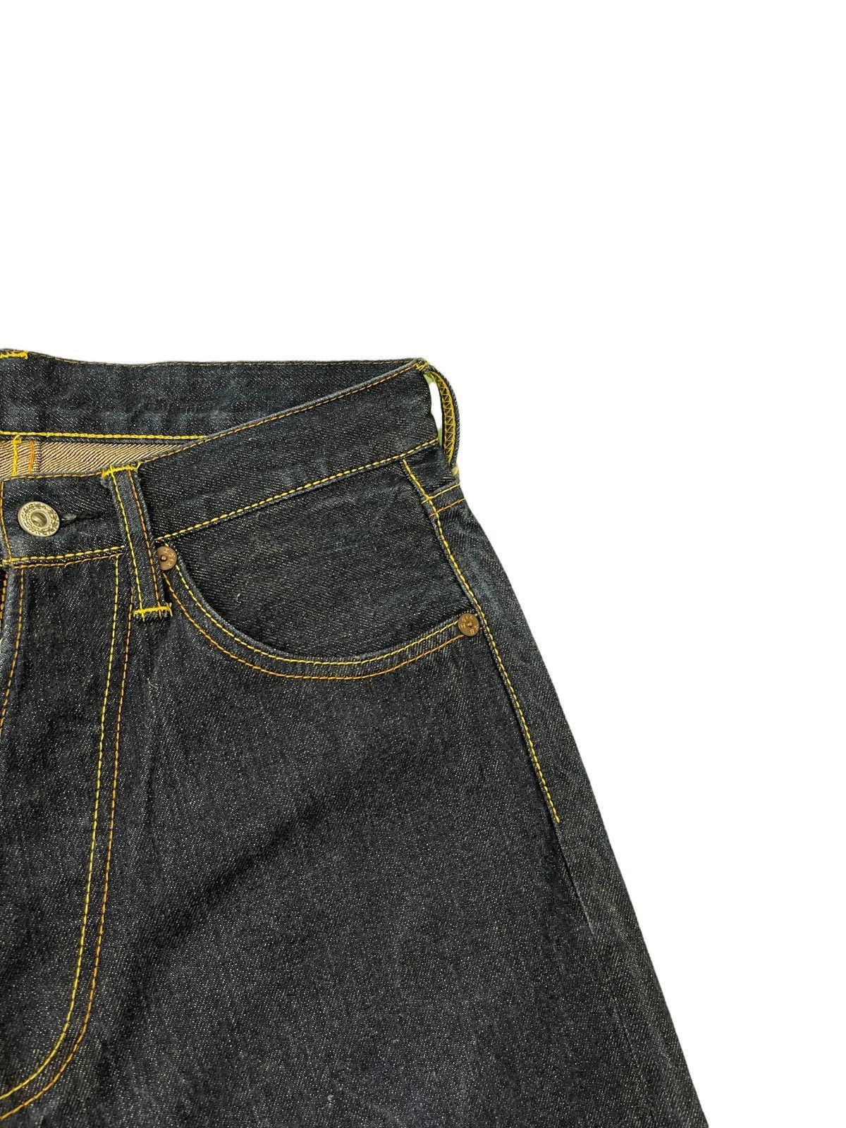 Evisu ⚡️Rare Evisu Genes Paris Denim Embroydery Selvedge 3🟦 Size US 29 - 16 Thumbnail