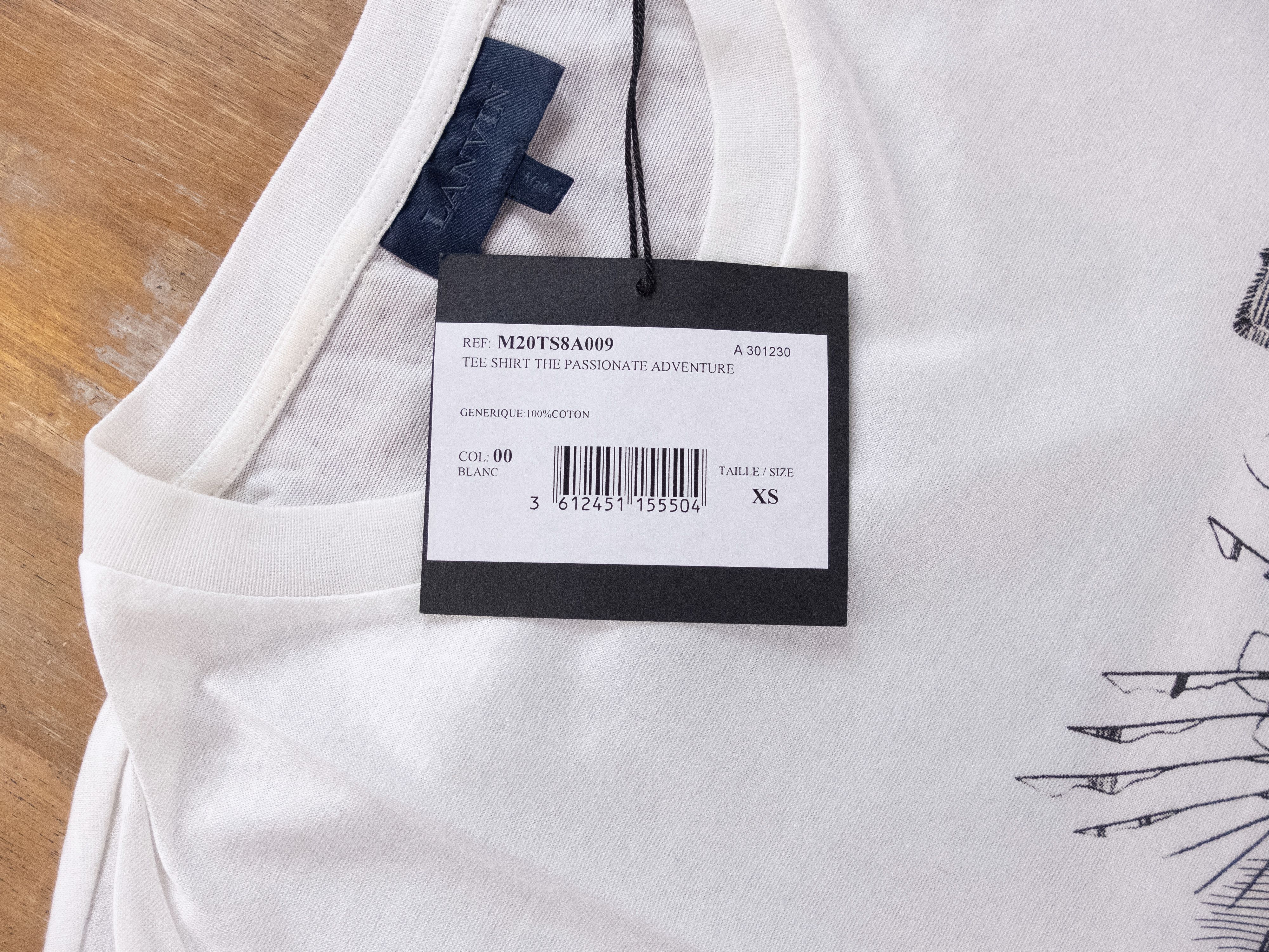 Lanvin LANVIN Paris white fish t-shirt authentic - Size XS - NWT Size US XS / EU 42 / 0 - 3 Thumbnail