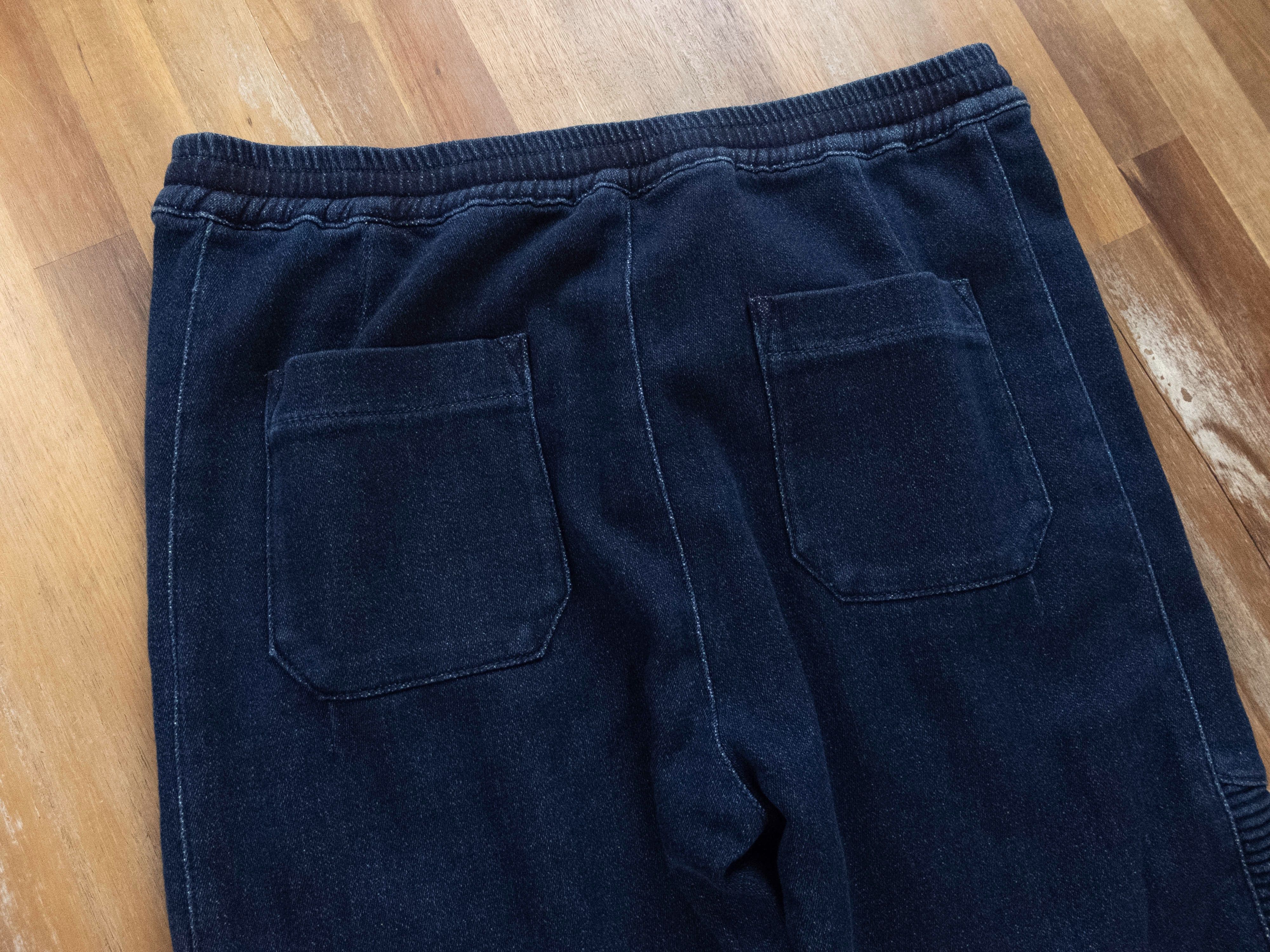 Balmain $799 BALMAIN slim denim tapered biker sweat pants track 36 Size US 36 / EU 52 - 8 Thumbnail