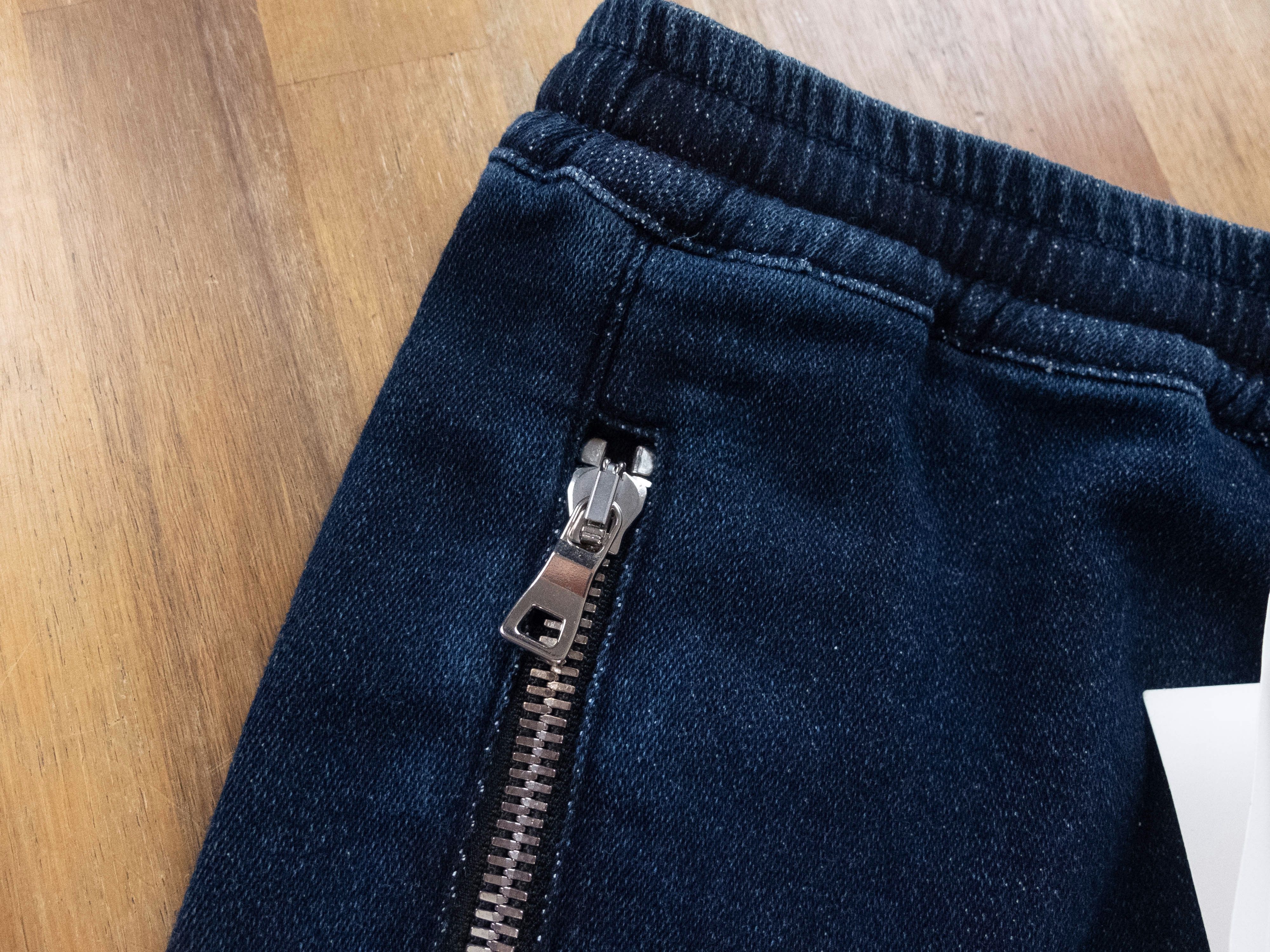 Balmain $799 BALMAIN slim denim tapered biker sweat pants track 36 Size US 36 / EU 52 - 3 Thumbnail