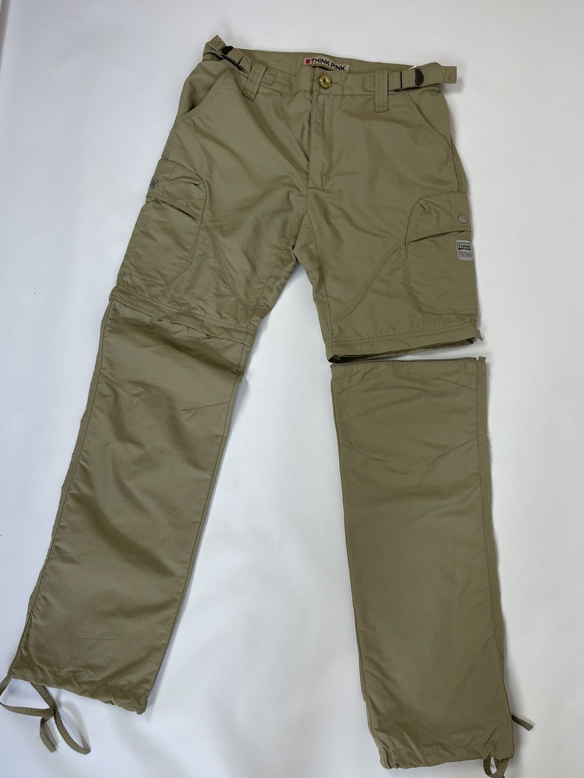 Japanese Brand Think Pink vintage logo transformer cargo pants casual Size US 30 / EU 46 - 2 Thumbnail