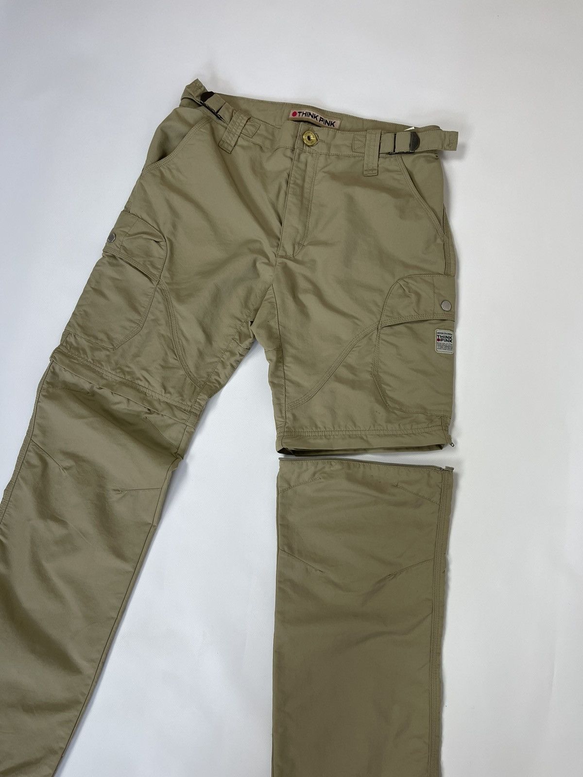 Japanese Brand Think Pink vintage logo transformer cargo pants casual Size US 30 / EU 46 - 1 Thumbnail