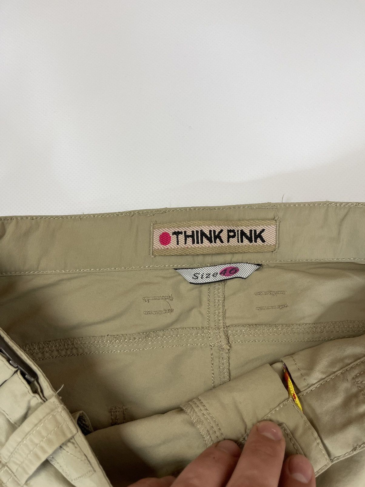 Japanese Brand Think Pink vintage logo transformer cargo pants casual Size US 30 / EU 46 - 13 Thumbnail
