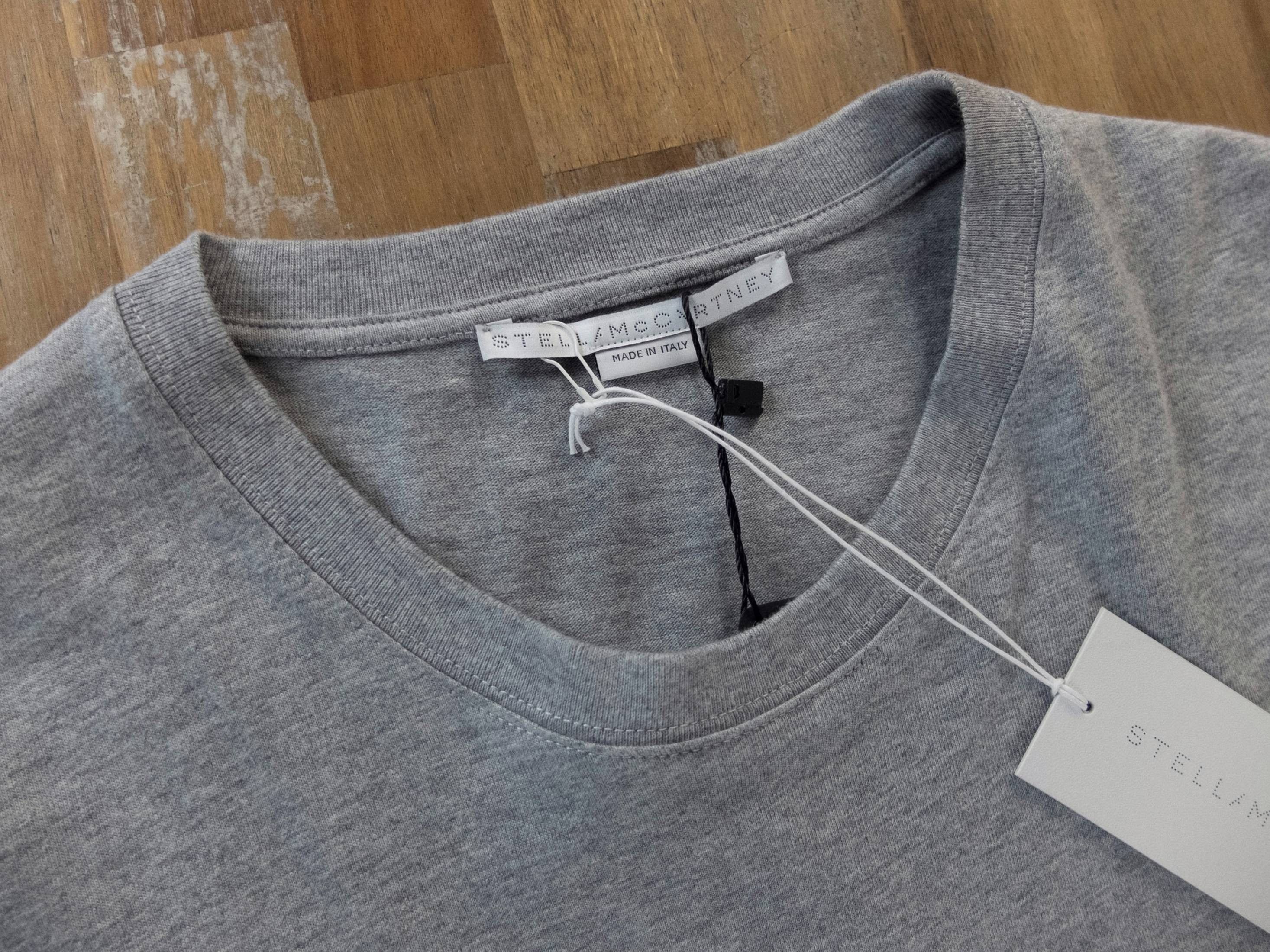Other STELLA MCCARTNEY men gray organic cotton Tomorrow t-shirt Size US L / EU 52-54 / 3 - 2 Thumbnail