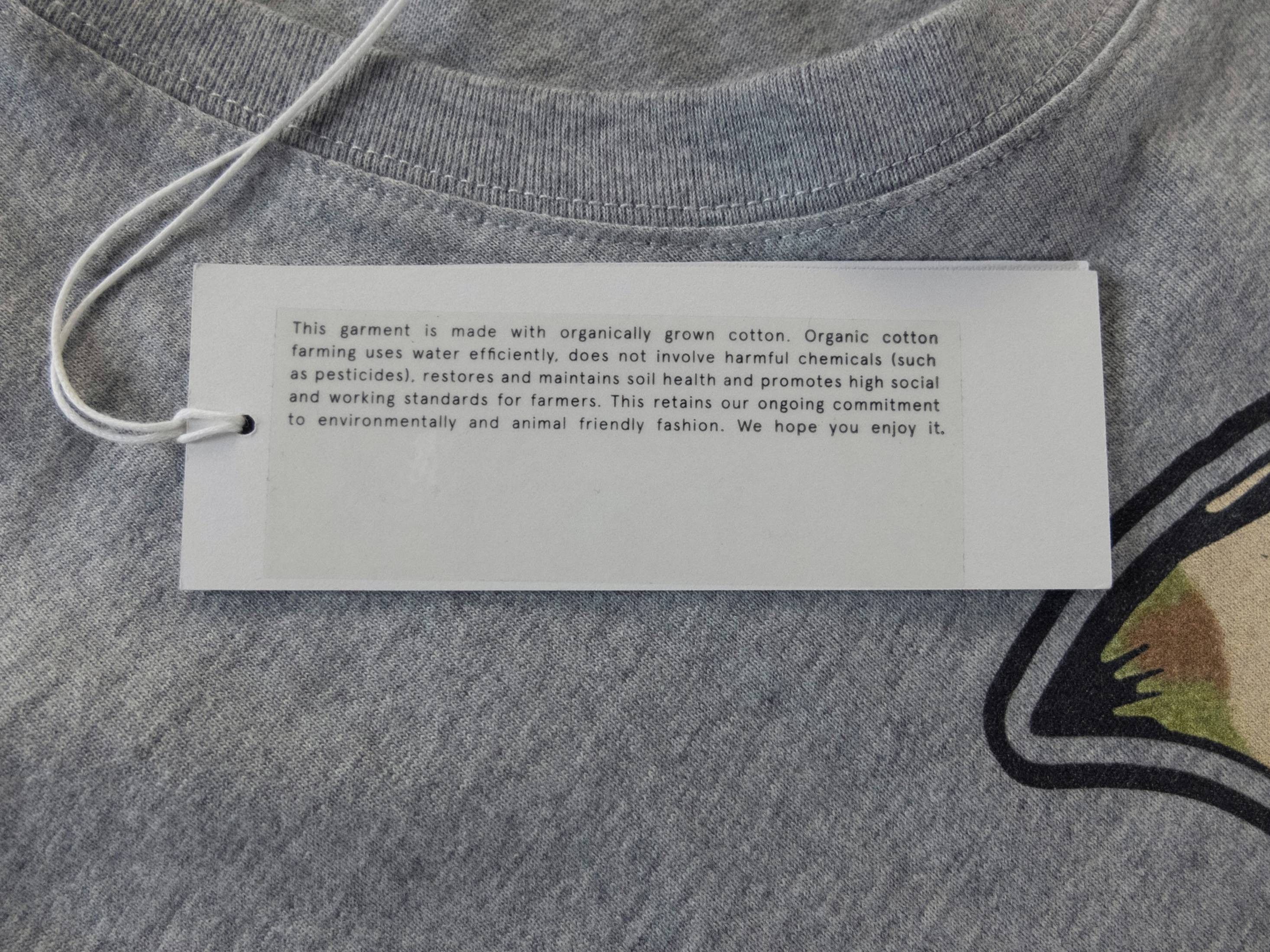 Other STELLA MCCARTNEY men gray organic cotton Tomorrow t-shirt Size US L / EU 52-54 / 3 - 3 Thumbnail