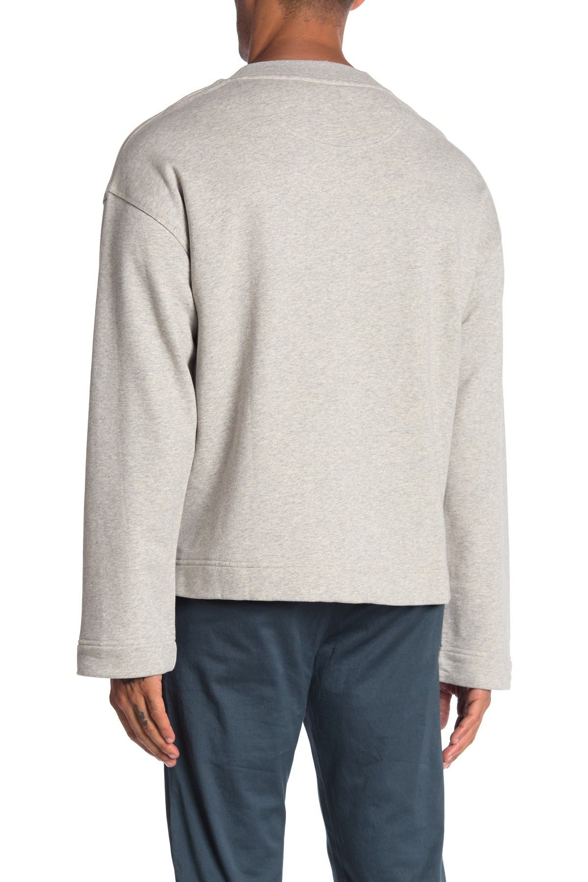 Burberry $550 BURBERRY gray Stop emroidered cotton sweatshirt Large Size US L / EU 52-54 / 3 - 2 Thumbnail