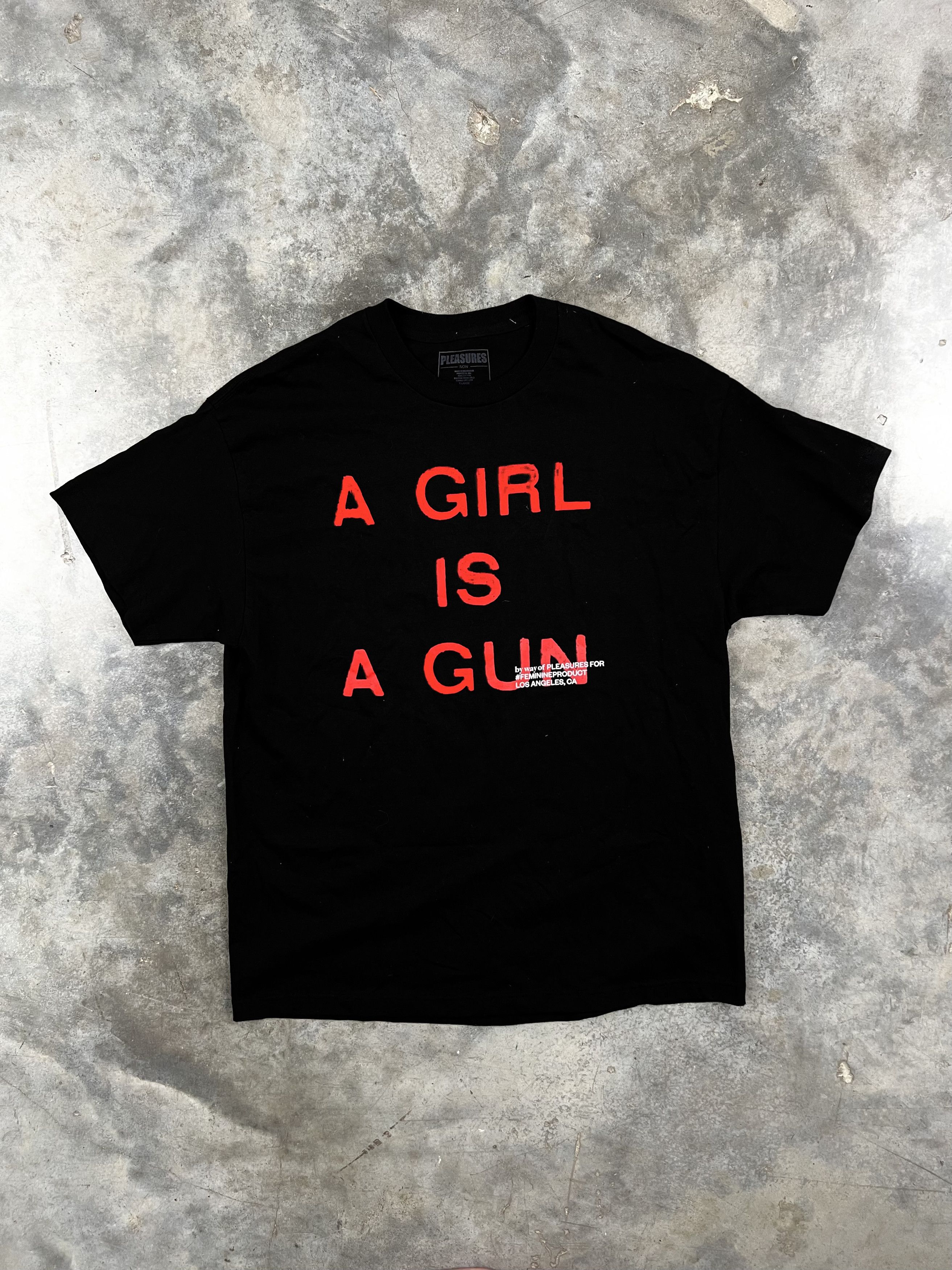 Pleasures A Girl Is A Gun Tee | Grailed