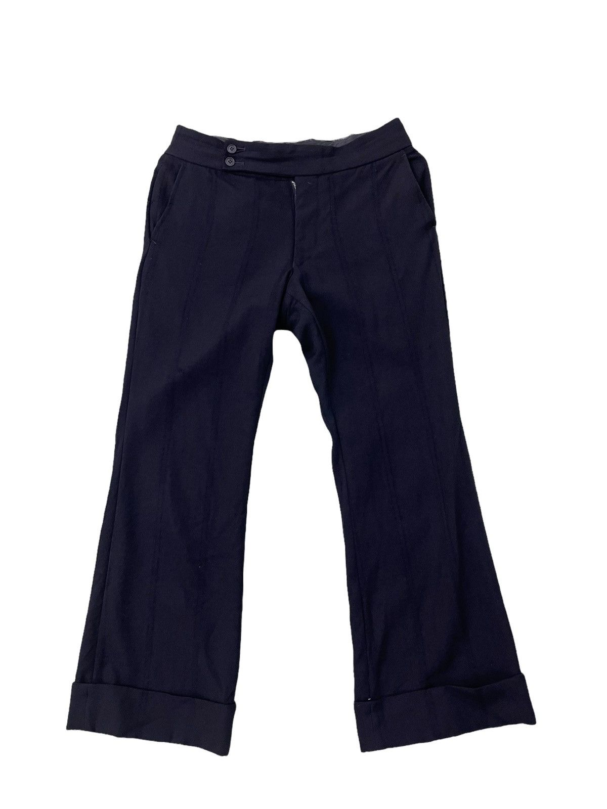 Comme des Garcons AD 2001 Wool Cropped Trouser Low Rise 3🟦 Size US 30 / EU 46 - 2 Thumbnail