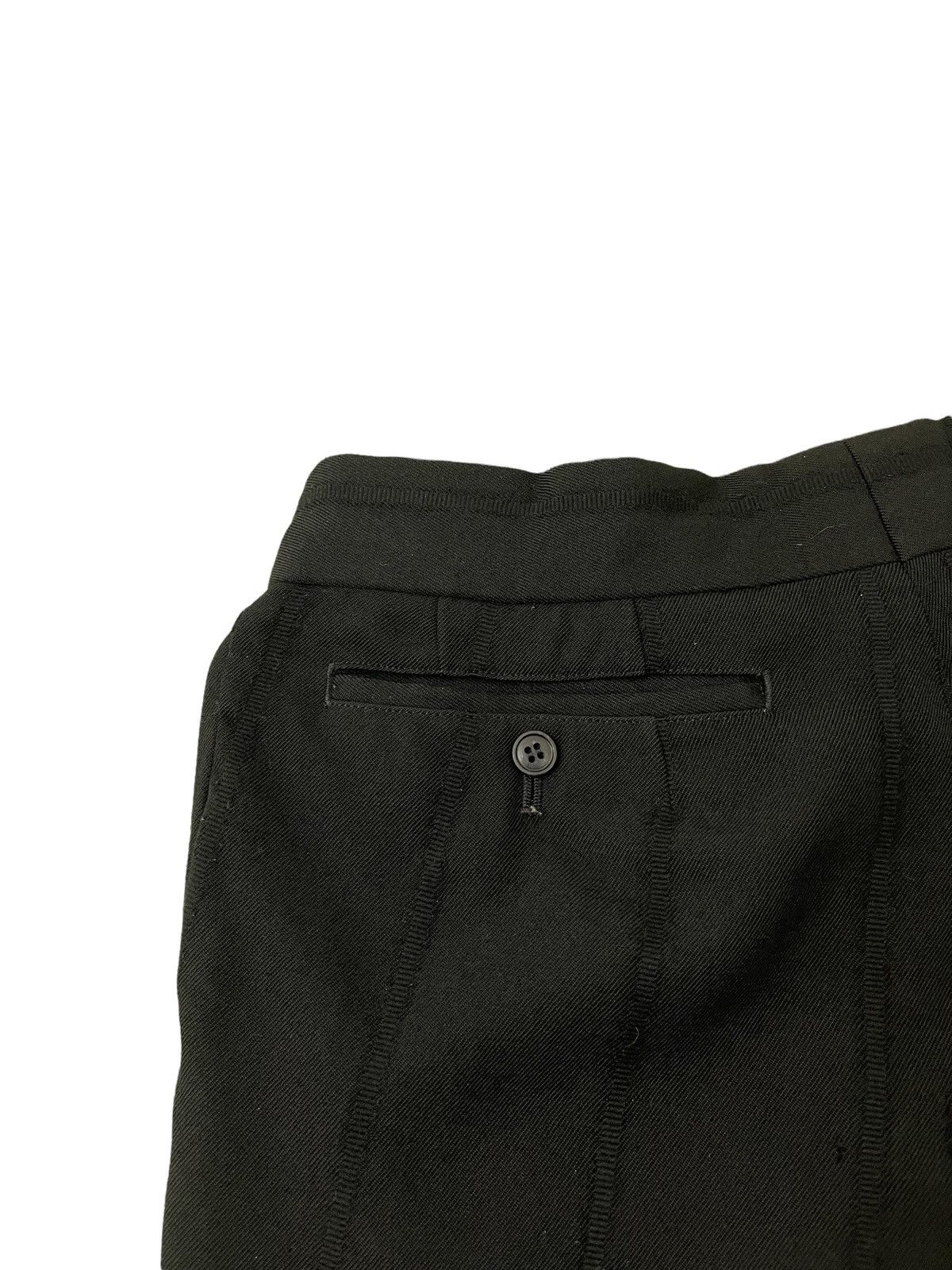 Comme des Garcons AD 2001 Wool Cropped Trouser Low Rise 3🟦 Size US 30 / EU 46 - 9 Thumbnail