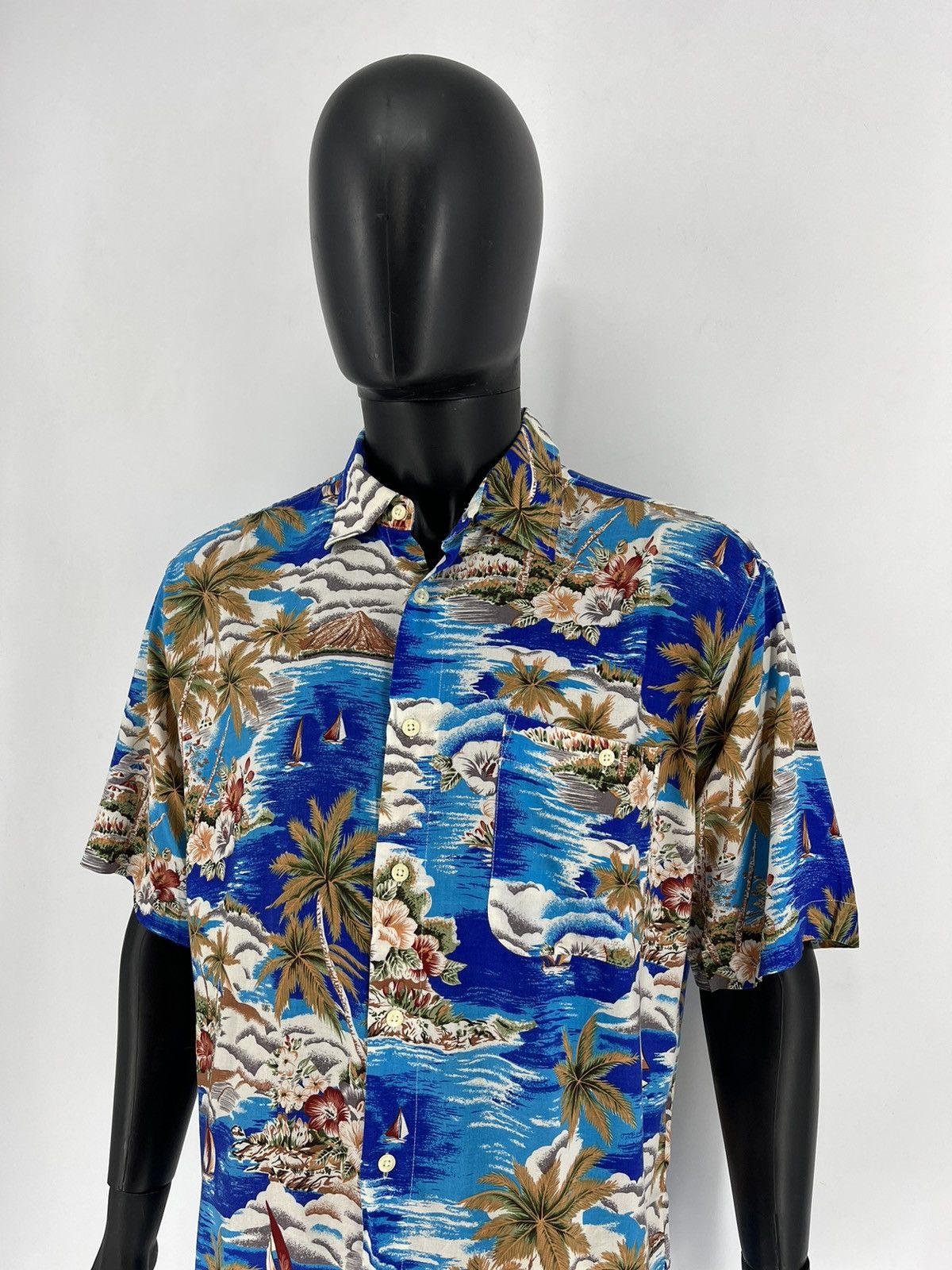 Vintage Vintage Y2K Art Streetwear Hawaiian Travis Scott style Size US XL / EU 56 / 4 - 5 Thumbnail