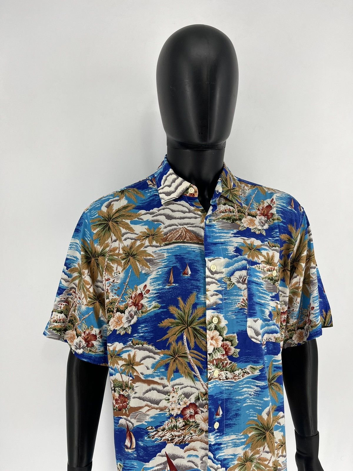 Vintage Vintage Y2K Art Streetwear Hawaiian Travis Scott style Size US XL / EU 56 / 4 - 4 Thumbnail