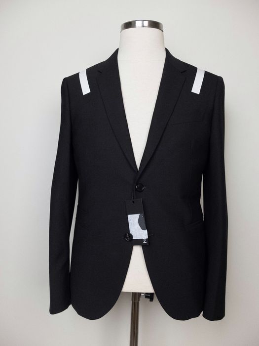 Neil Barrett $1575 NEIL BARRETT slim black jacket blazer 36 US / 46 EU Size 36R - 1 Preview