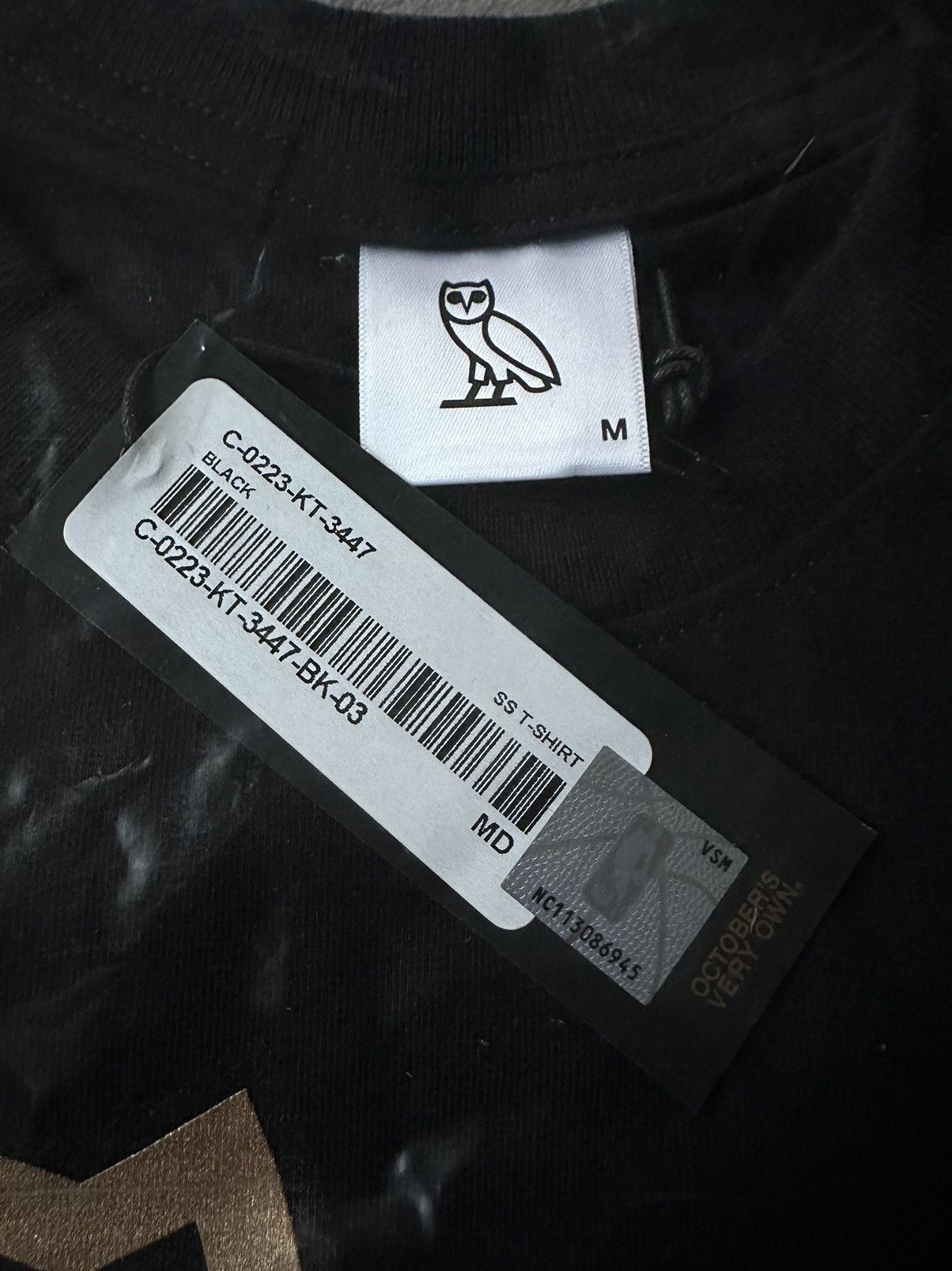 NBA × October's Very Own *RARE* OVO x NBA Toronto Raptors OG OWL T-SHIRT Size US M / EU 48-50 / 2 - 5 Thumbnail