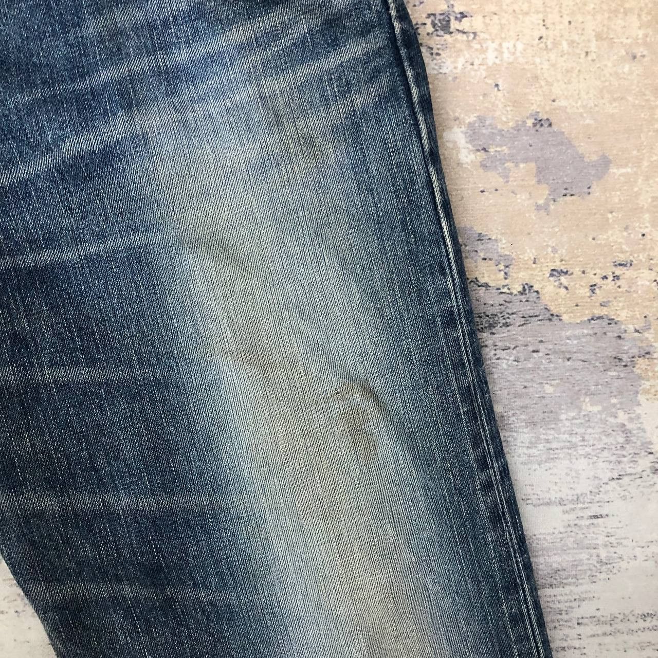 Edwin P177 VTG EDWIN SELVEDGE DISTRESSED DENIM Size US 35 - 10 Thumbnail
