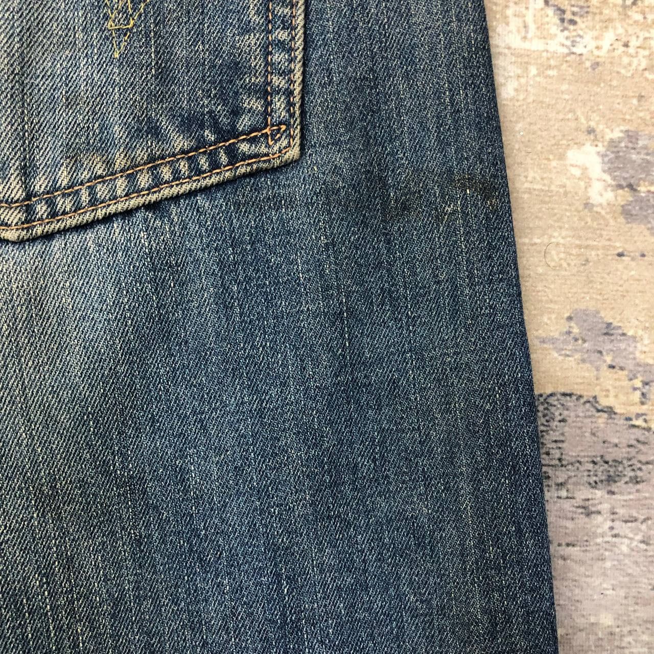 Edwin P177 VTG EDWIN SELVEDGE DISTRESSED DENIM Size US 35 - 11 Thumbnail