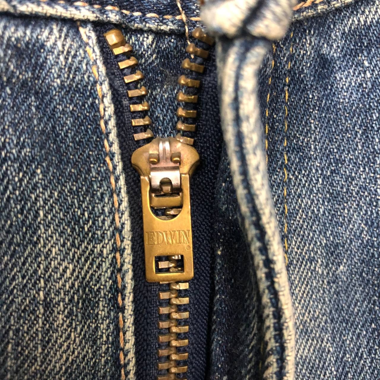 Edwin P177 VTG EDWIN SELVEDGE DISTRESSED DENIM Size US 35 - 9 Thumbnail