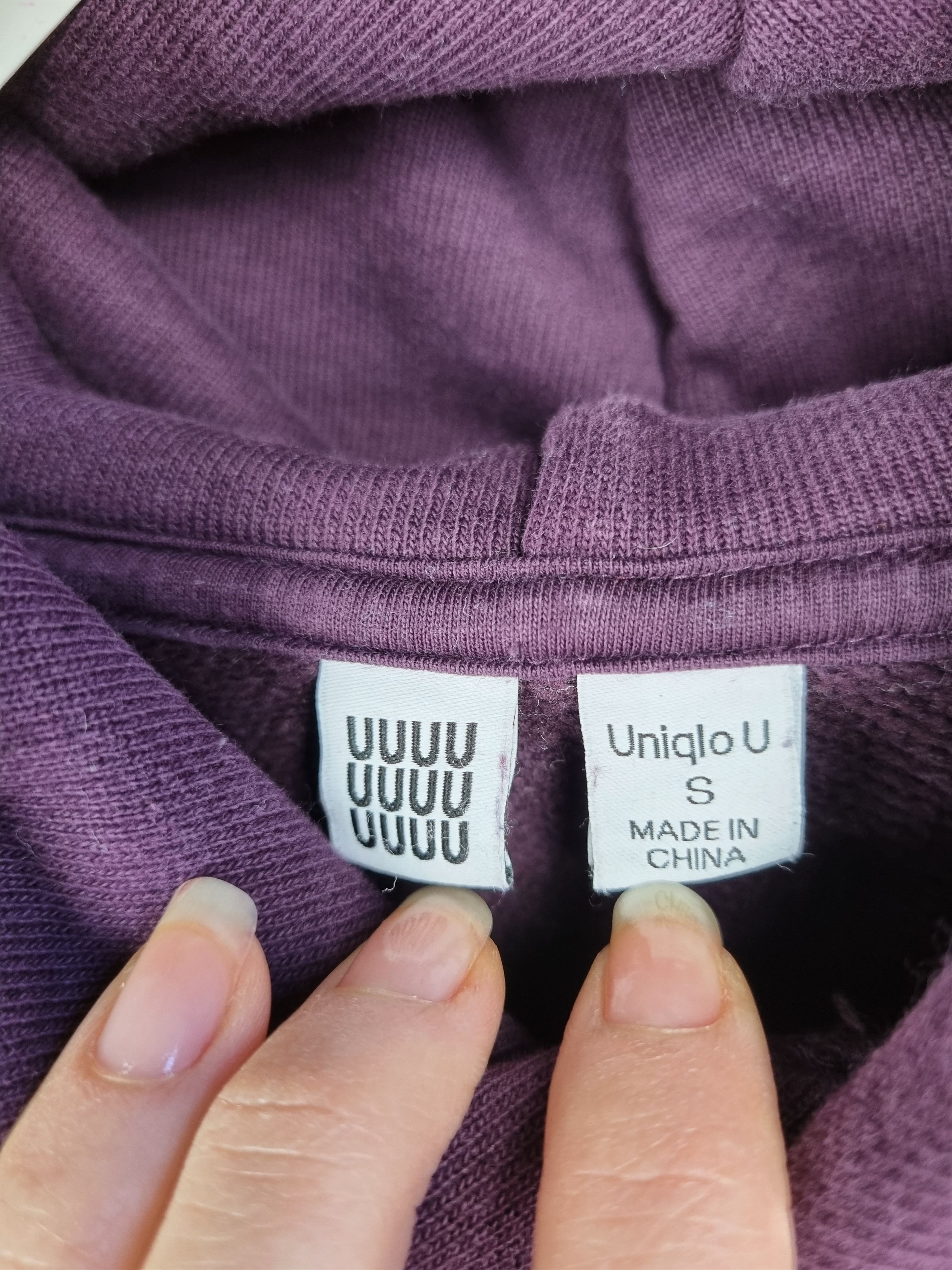 Christophe Lemaire × Lemaire × Uniqlo Rare UUU x Uniqlo Deep Purple Blank Hoodie Size US S / EU 44-46 / 1 - 5 Thumbnail