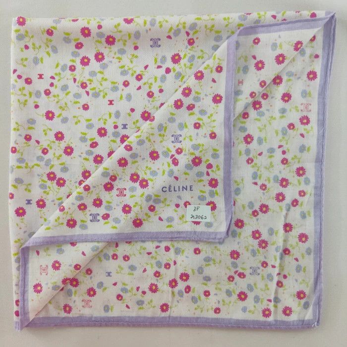 Celine Celine Handkerchief/ Headkerchief/ Bandana - 3F213062 Size ONE SIZE - 1 Thumbnail