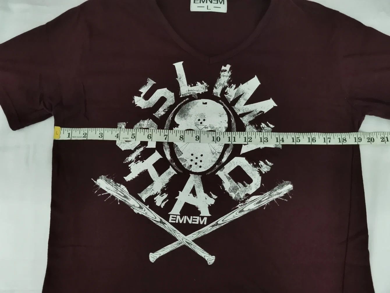 Eminem Eminem Rap Hiphop Tee Jason Freddy Movie Tupac Size US L / EU 52-54 / 3 - 4 Thumbnail