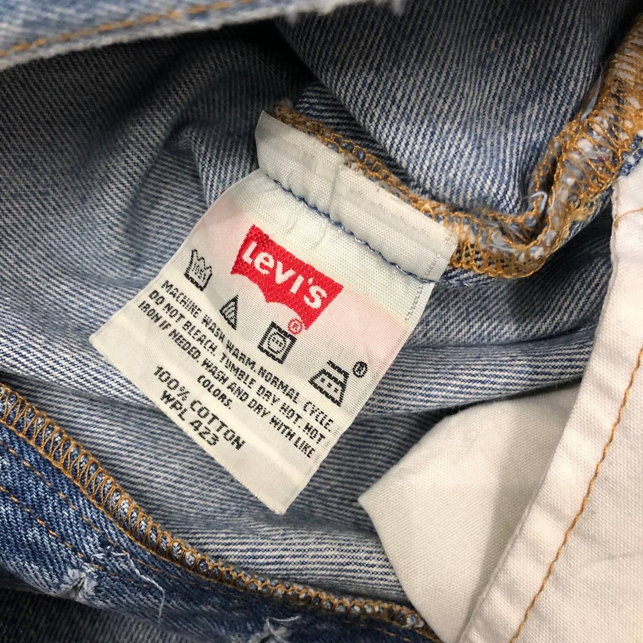 Levi's P171 VTG 501 LEVI'S DISTRESSED JEANS GRUNGE Size US 32 / EU 48 - 3 Thumbnail