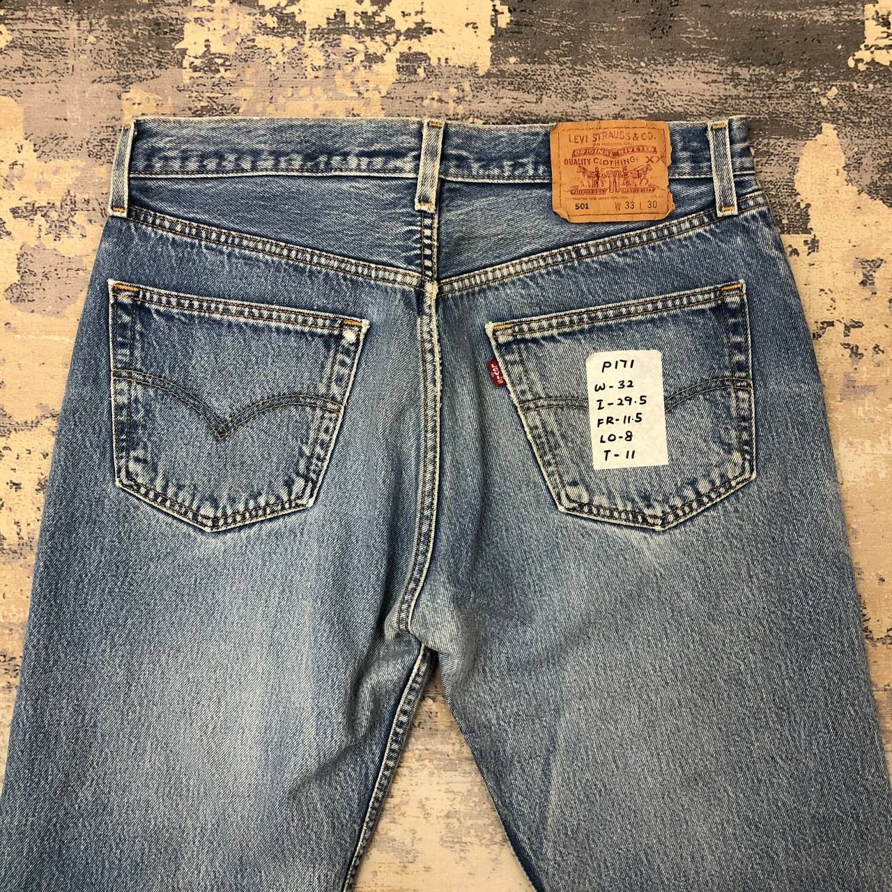 Levi's P171 VTG 501 LEVI'S DISTRESSED JEANS GRUNGE Size US 32 / EU 48 - 5 Thumbnail