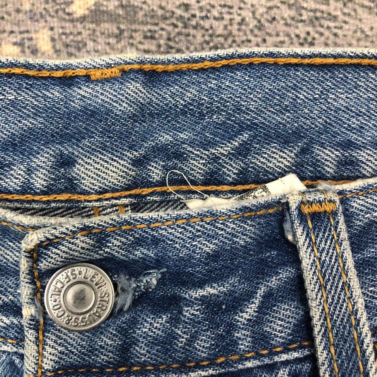 Levi's P171 VTG 501 LEVI'S DISTRESSED JEANS GRUNGE Size US 32 / EU 48 - 8 Thumbnail