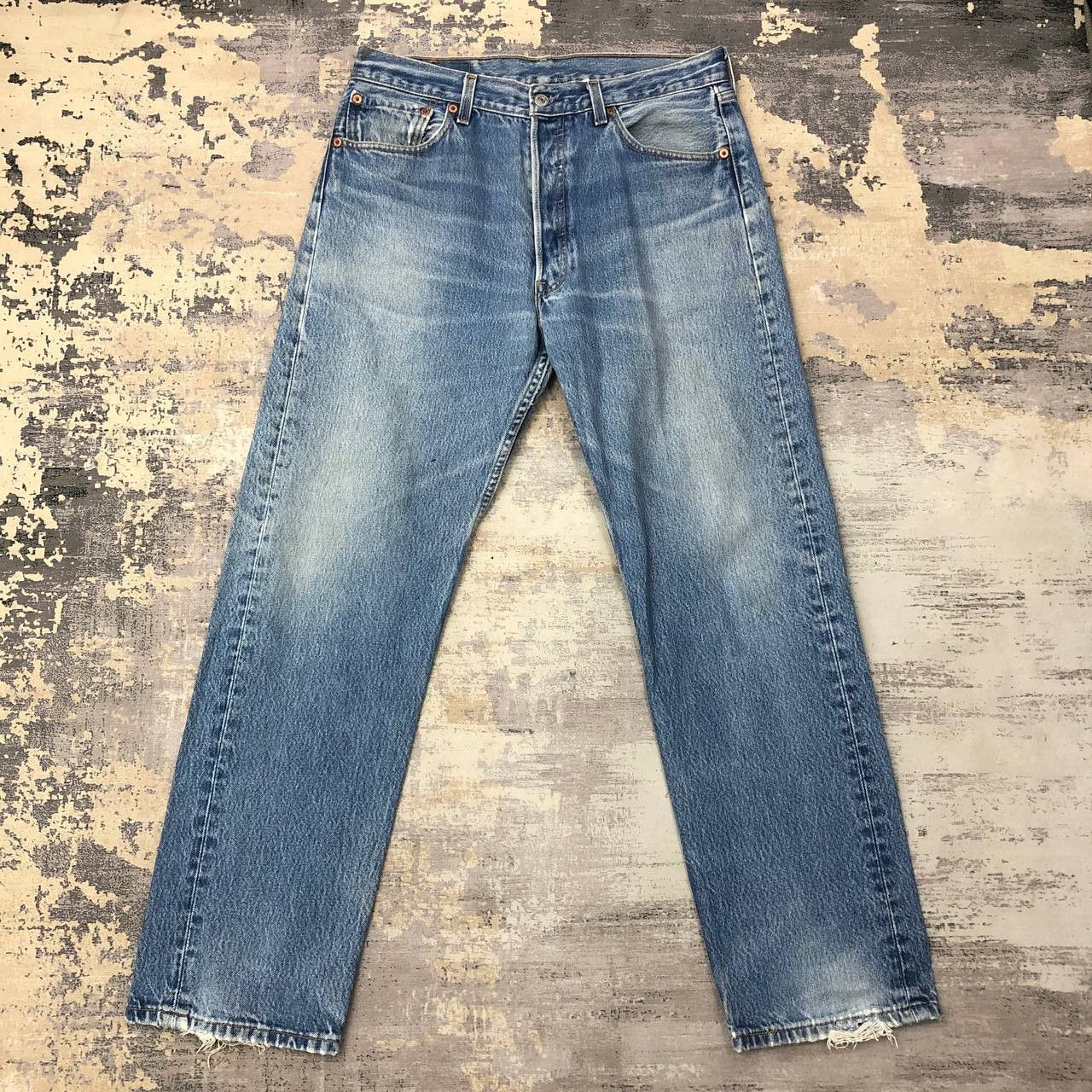 Levi's P171 VTG 501 LEVI'S DISTRESSED JEANS GRUNGE Size US 32 / EU 48 - 1 Thumbnail