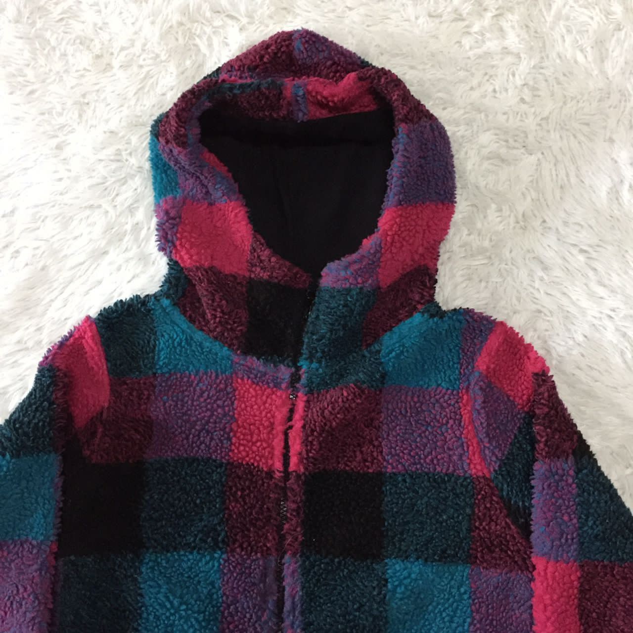 Comfort Colors Nice Squared Colourfull Native Pile Fleece Jacket Hooded Size US L / EU 52-54 / 3 - 3 Thumbnail