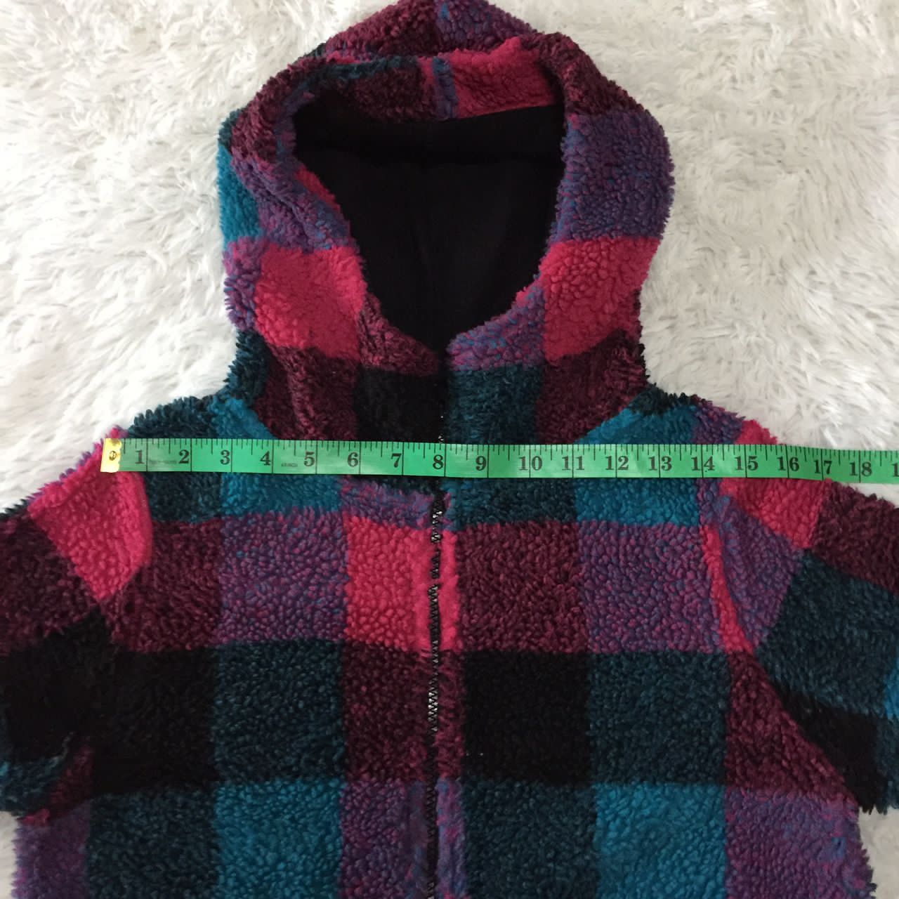 Comfort Colors Nice Squared Colourfull Native Pile Fleece Jacket Hooded Size US L / EU 52-54 / 3 - 11 Thumbnail