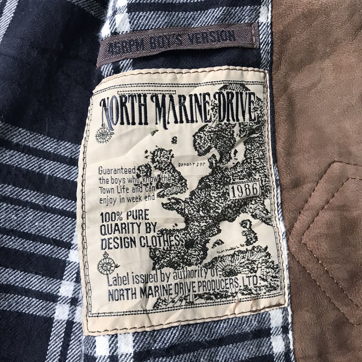 45rpm 45RPM Boy’s Ver North Marin Drive Leather Jacket Hooded Size US M / EU 48-50 / 2 - 17 Thumbnail