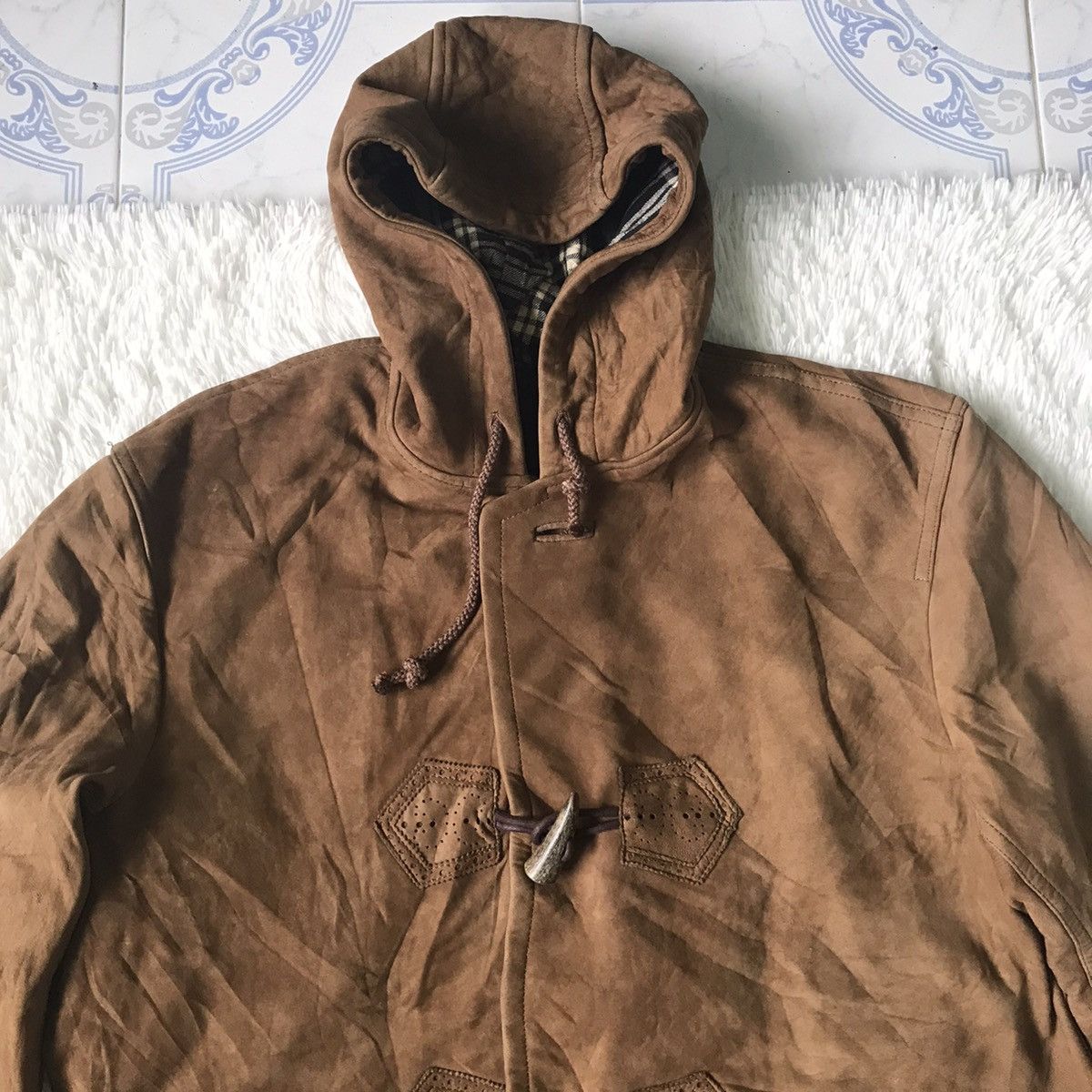 45rpm 45RPM Boy’s Ver North Marin Drive Leather Jacket Hooded Size US M / EU 48-50 / 2 - 7 Thumbnail