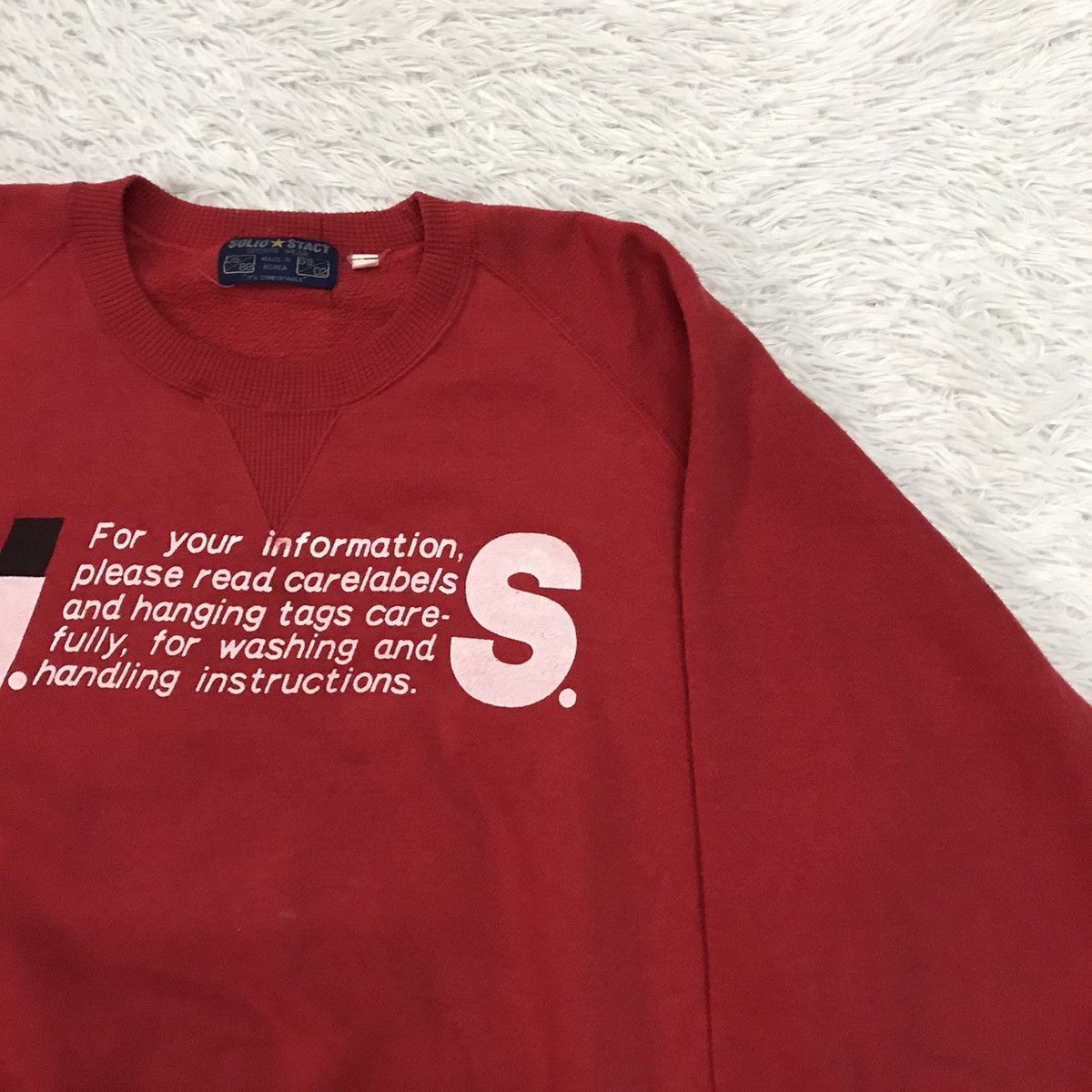 Other Solid Stacy Sportswear IS Carelabel Printed Sweatshirt Size US M / EU 48-50 / 2 - 5 Thumbnail