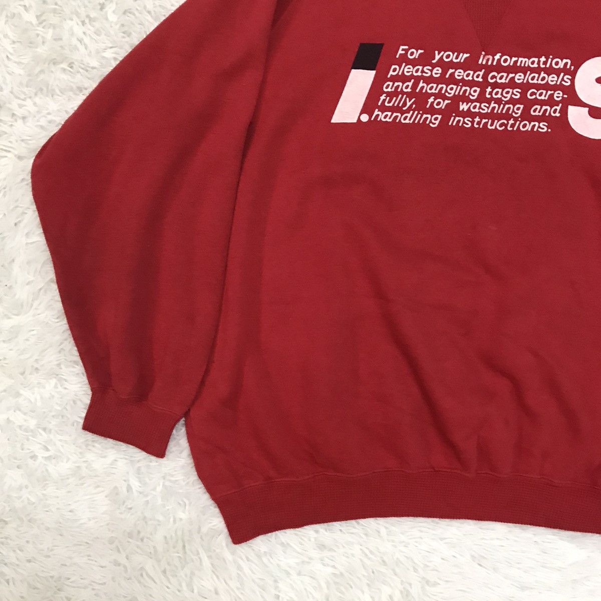 Other Solid Stacy Sportswear IS Carelabel Printed Sweatshirt Size US M / EU 48-50 / 2 - 3 Thumbnail