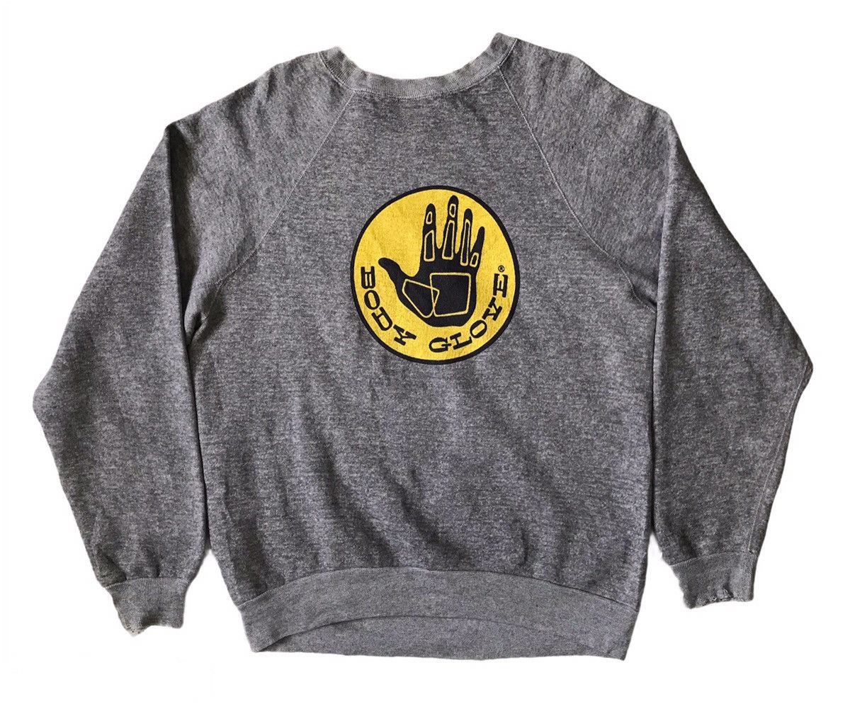 Body Glove Vtg 80s Discus Athletic Body Glove Printed Sweatshirt Size US M / EU 48-50 / 2 - 2 Thumbnail