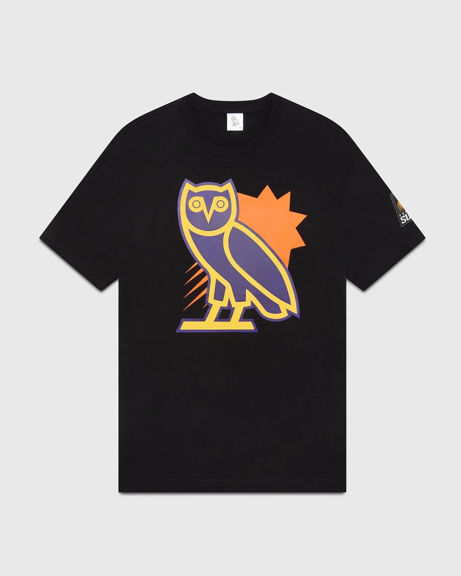 image of Hype x NBA Size 3Xl Ovo X Nba Phoenix Suns OG Owl T-Shirt in Black, Men's