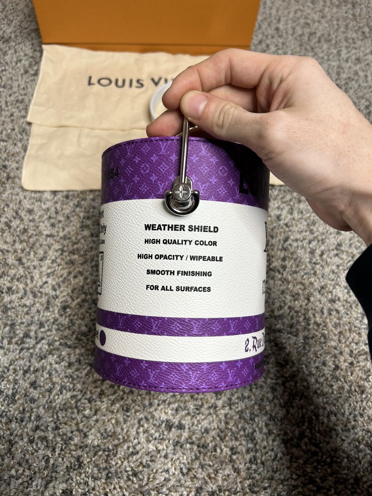 Louis Vuitton LV GRAIL ULTRAVIOLET PAINT CAN BAG Size ONE SIZE - 5 Thumbnail