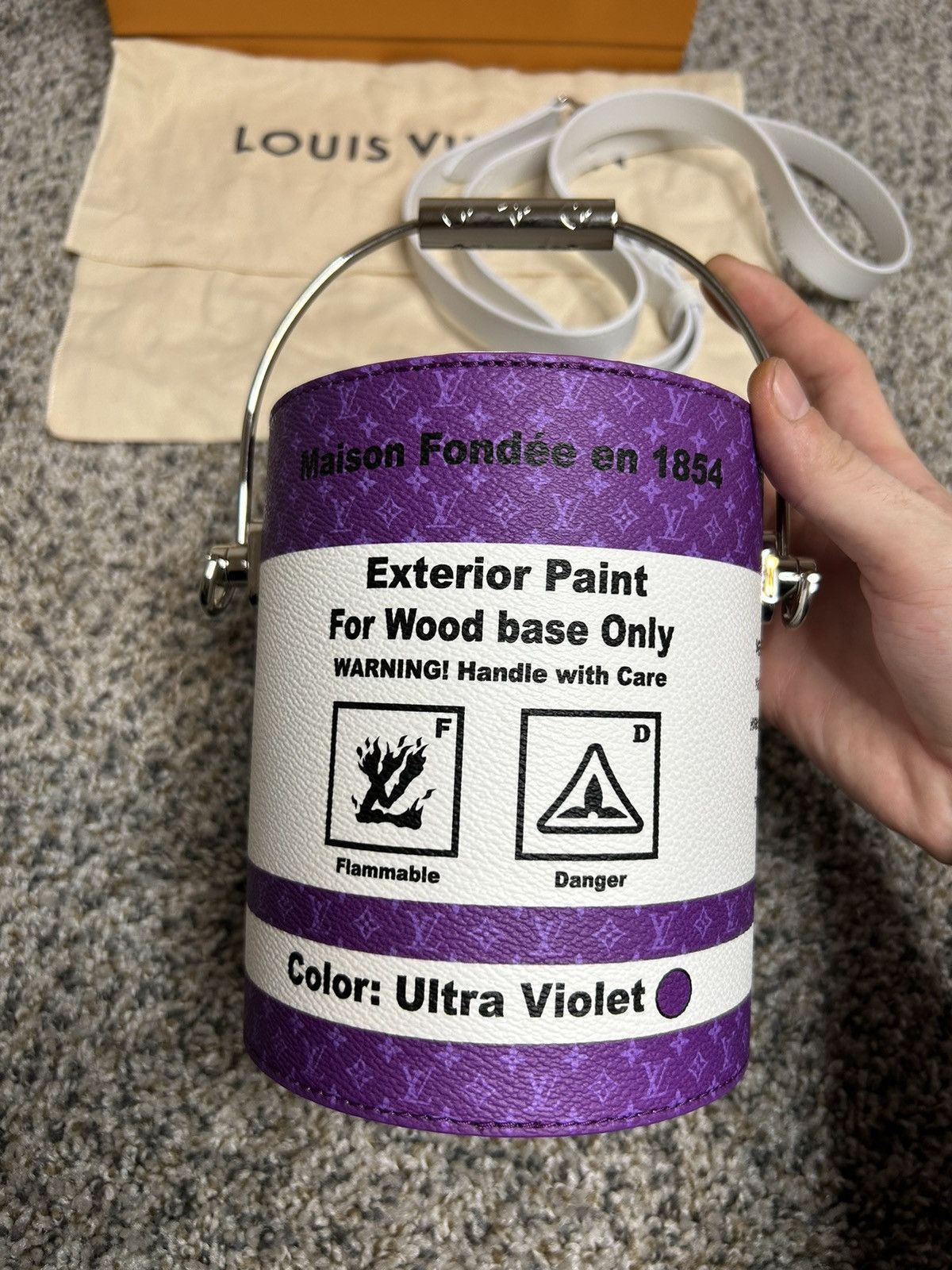 Louis Vuitton LV GRAIL ULTRAVIOLET PAINT CAN BAG Size ONE SIZE - 4 Thumbnail