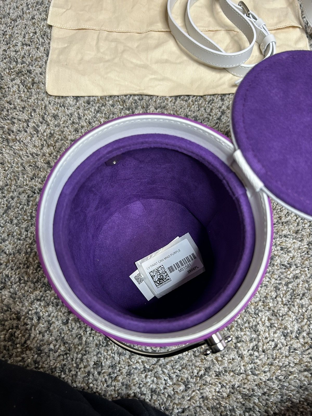 Louis Vuitton LV GRAIL ULTRAVIOLET PAINT CAN BAG Size ONE SIZE - 8 Thumbnail